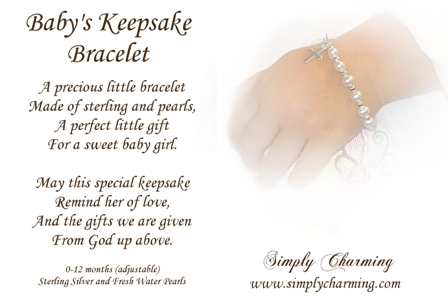 freshwarter pearl baby bracelet